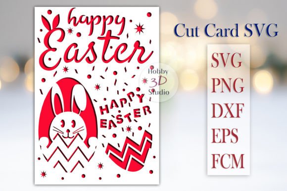Download Happy Easter Card Template SVG - Happy easter Collection