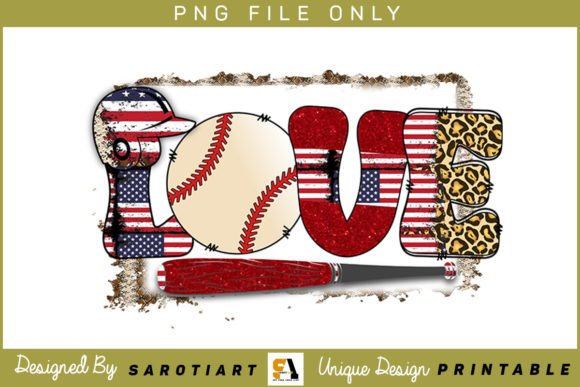 Download Baseball Love PNG Printable Sublimation - Premium Bundle
