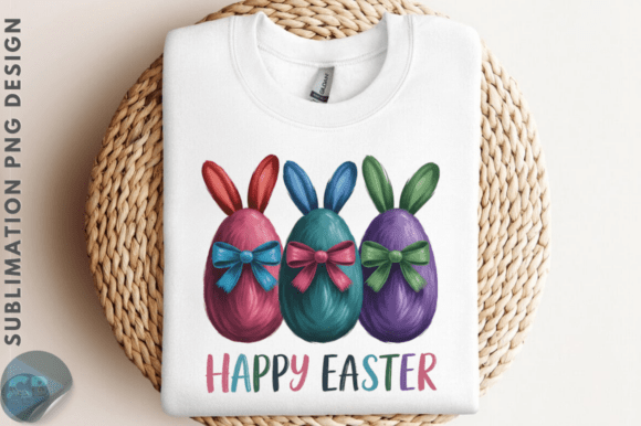 Download Brushstroke Happy Easter Bunny PNG Desig - Happy easter Collection