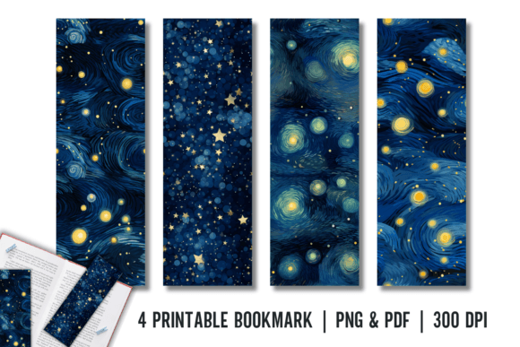 Download Bule Star Bookmark Printable Sublimation - Premium Resources