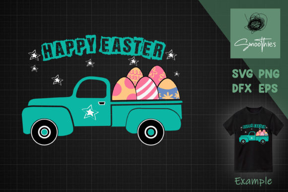Download Happy Easter Easter Truck with Eggs - Happy easter Collection